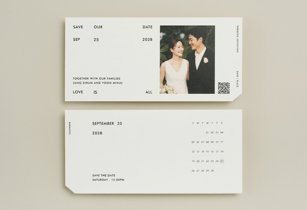Wedding Ticket 청첩장 미리보기 1