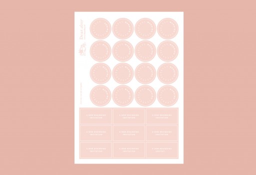 핑크스티커 스티커