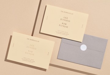 베이지 블룸 - 디지털 청첩장