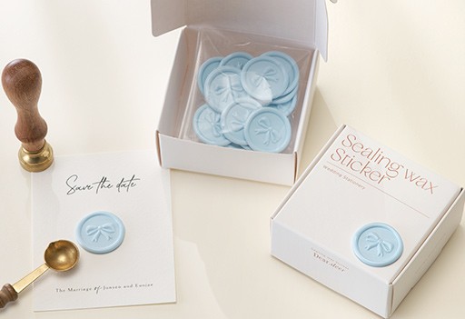 블루리본_실링스티커 스티커