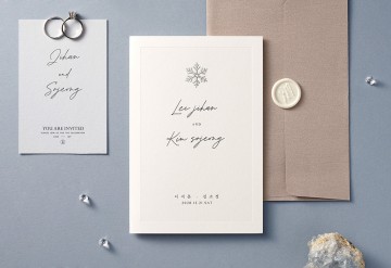 관련 상품 겨울날의 어느날 청첩장