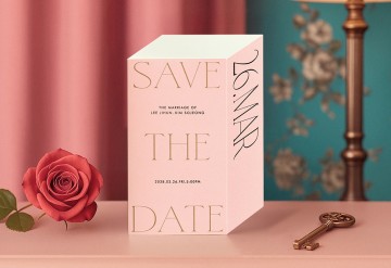 관련 상품 SAVE THE DATE 청첩장