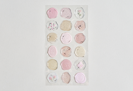 로즈 쿼츠_블렌딩 실링스티커 스티커