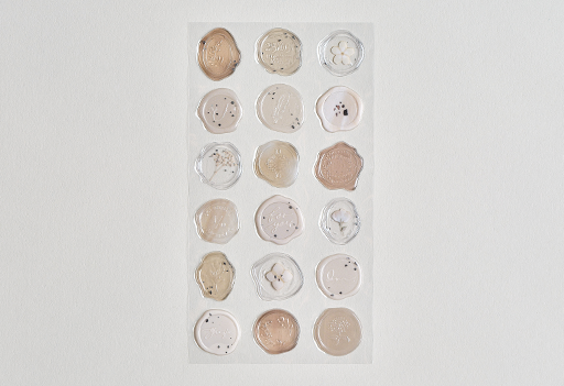 앤틱 베이지_블렌딩 실링스티커 스티커