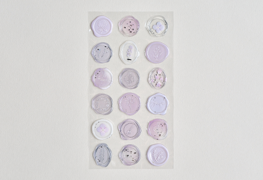 라벤더 가든_블렌딩 실링스티커 스티커