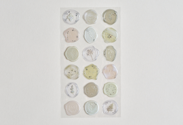 올리브 그린_블렌딩 실링스티커