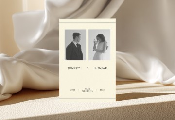 관련 상품 Cream Classic 청첩장