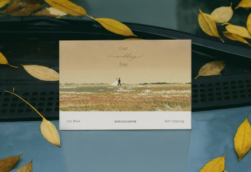 관련 상품 황금빛 산책 청첩장