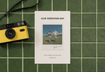 관련 상품 해피 모먼트 청첩장