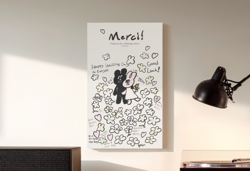 게스트보드_메르시 웨딩 방명록