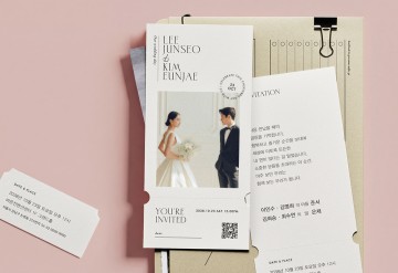 관련 상품 모먼트 인 티켓 청첩장