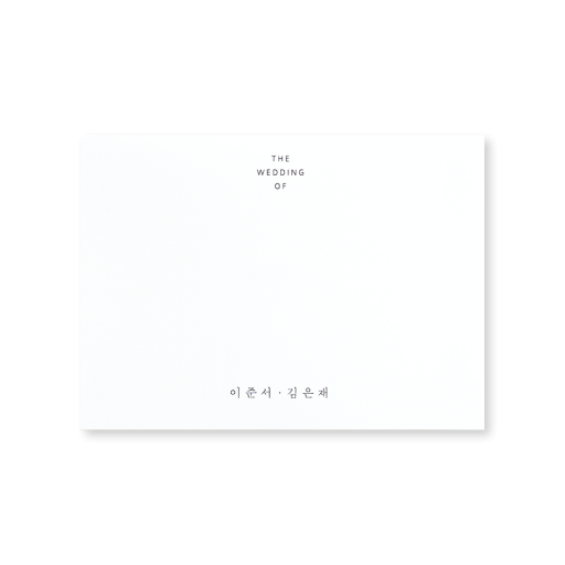 더 웨딩 오브 ALL 청첩장
