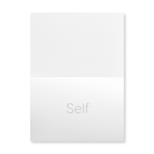 셀프 청첩장 (2단 가로) SELF 청첩장