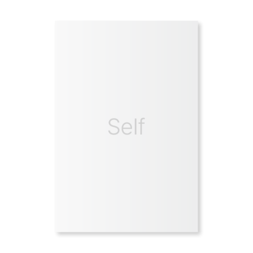 셀프 청첩장 (엽서형 세로)  SELF 청첩장