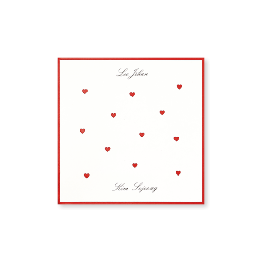LOVE Dot. 판매인기순 청첩장