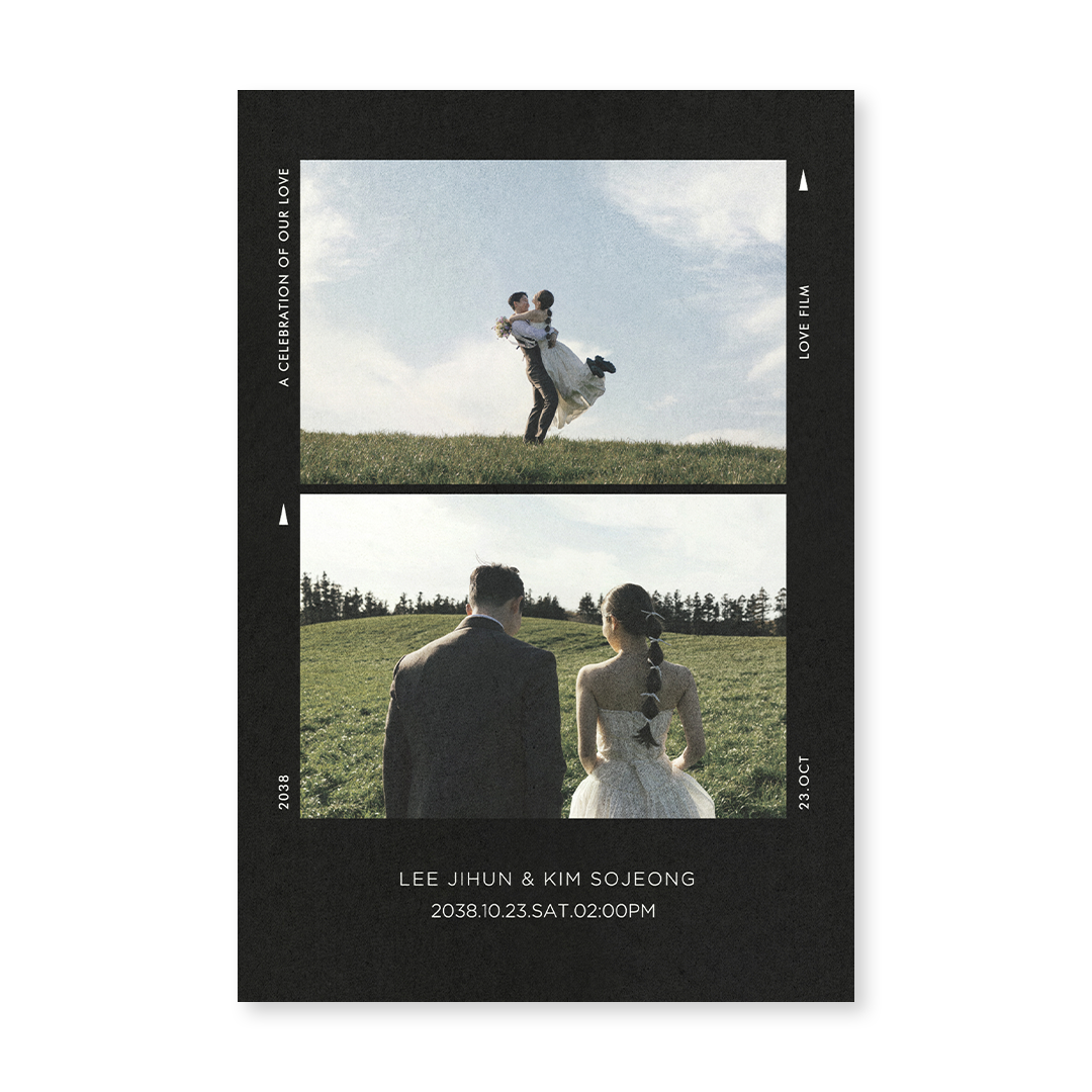 Love Film (Black) 판매인기순 청첩장