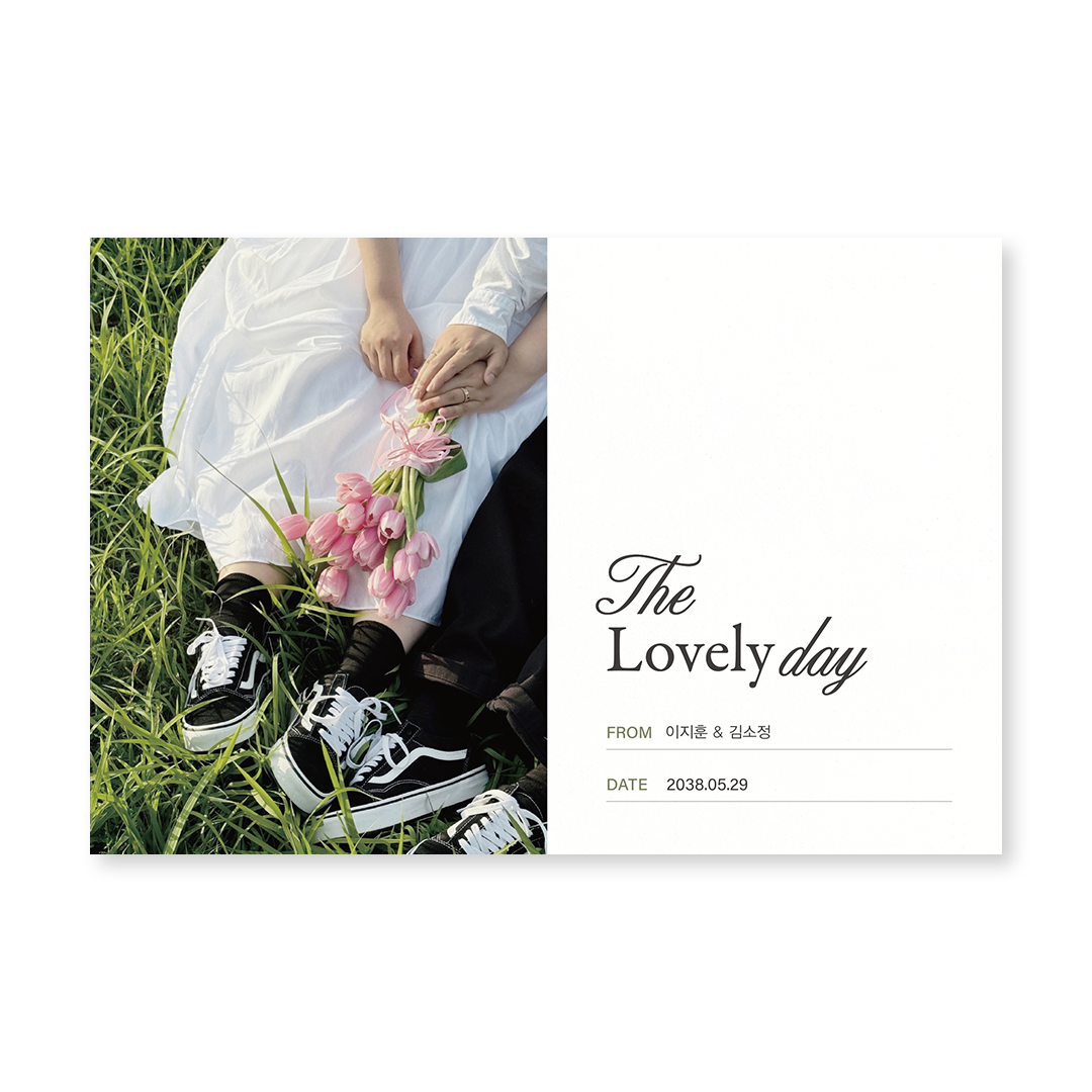 The Lovely Day 판매인기순 청첩장