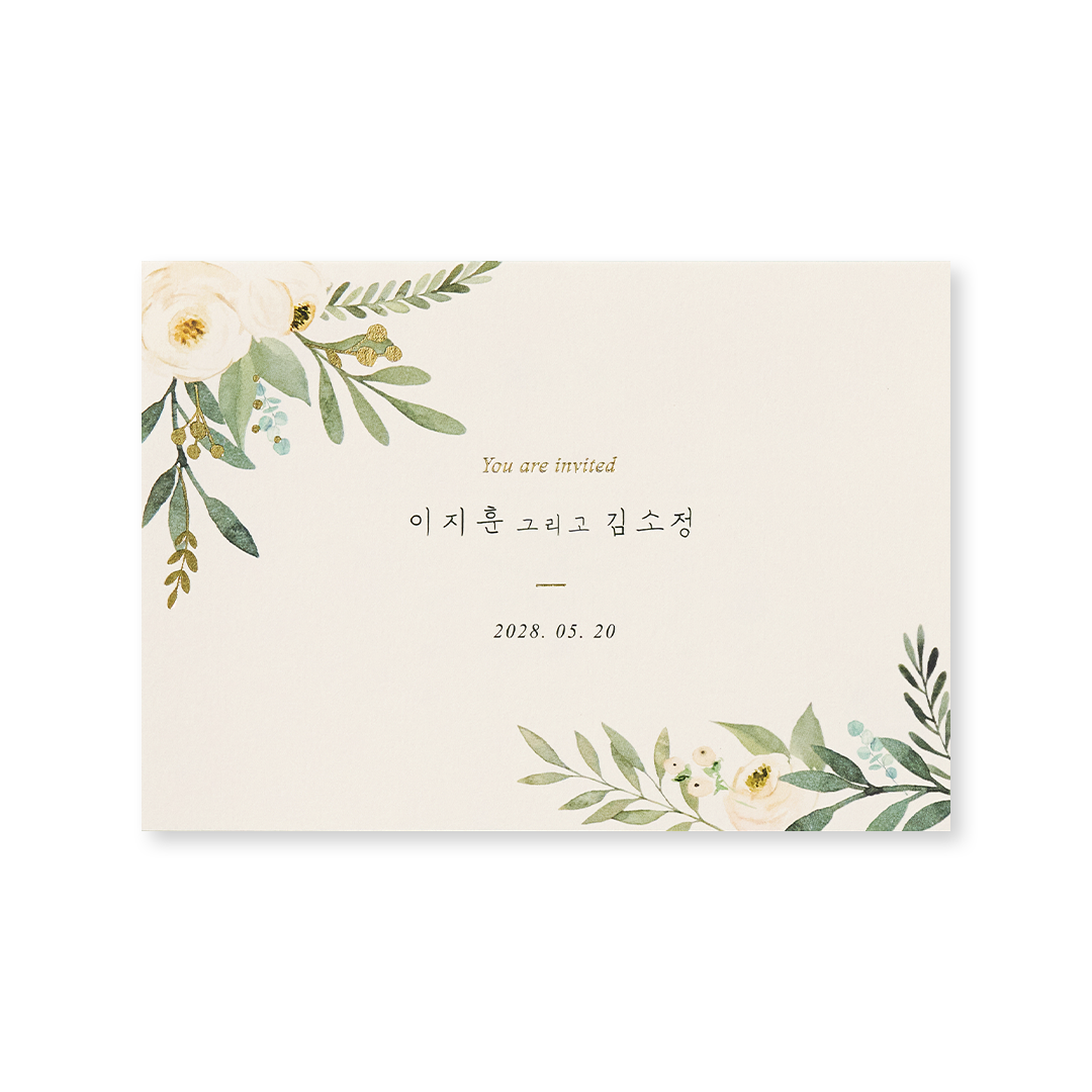 Blooming Day 판매인기순 청첩장