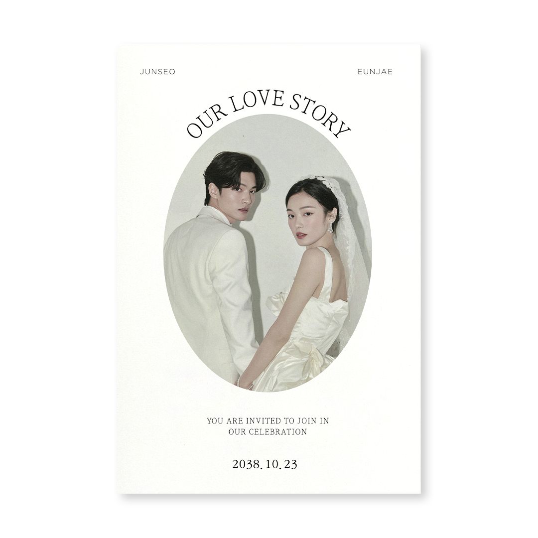 Oval Story 판매인기순 청첩장