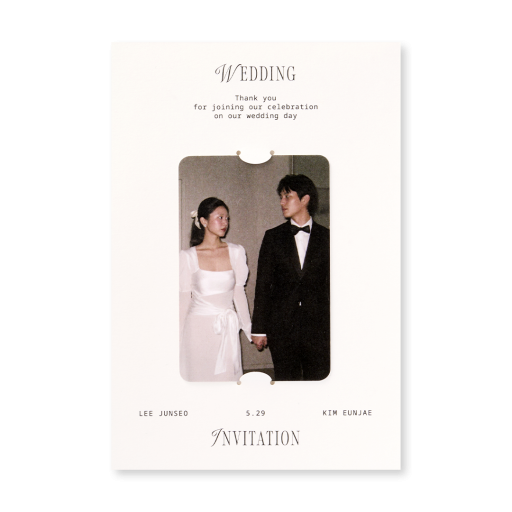 Venice (트럼프카드) 샘플인기순 청첩장